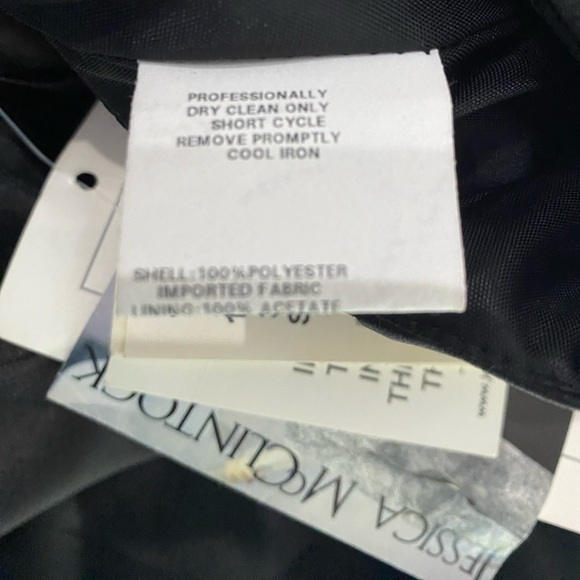 🆕 Dead Stock! VTG SCOTT McCLINTOCK Black and Champagne Strapless Ball Gown 12 - Picture 5 of 14